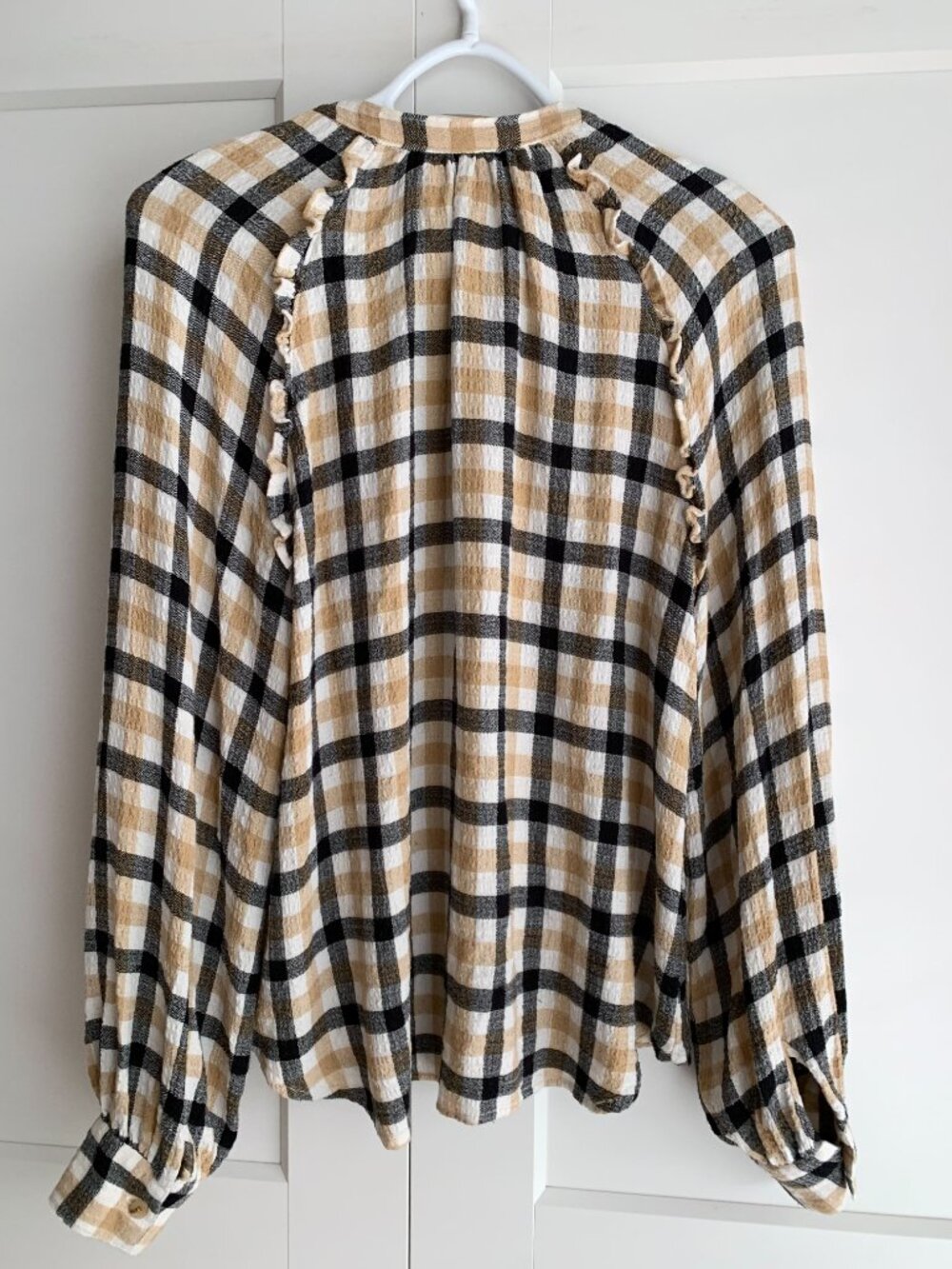 Pilcro Long Sleeve Blouse Wome's Size M crewneck - Picture 5 of 11
